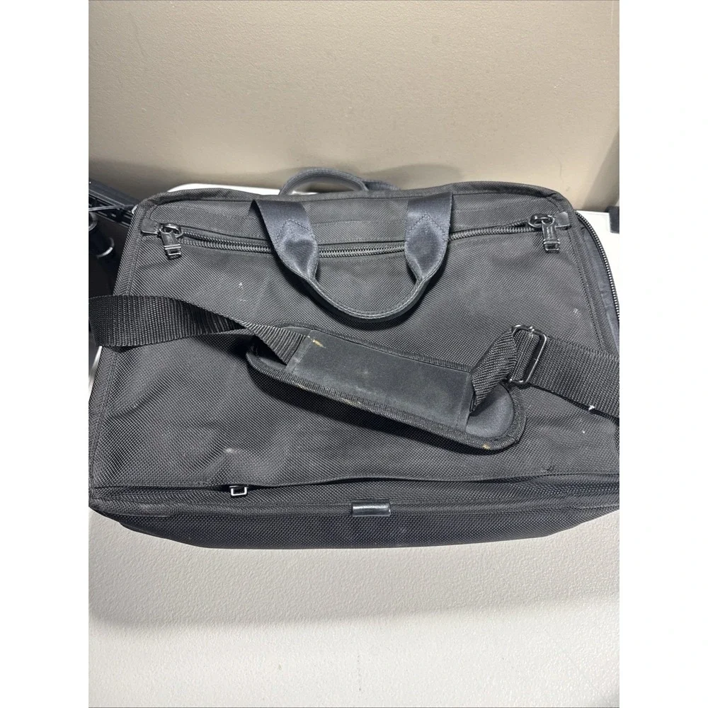 Tumi Alpha Nylon Leather Travel Laptop Briefcase 16